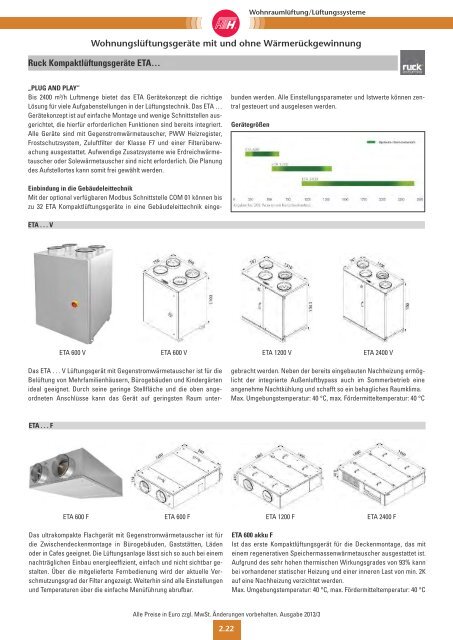 WohnraumlÃƒÂ¼ftung / lÃƒÂ¼ftungSSySteme - Felderer