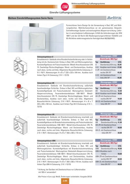 WohnraumlÃƒÂ¼ftung / lÃƒÂ¼ftungSSySteme - Felderer