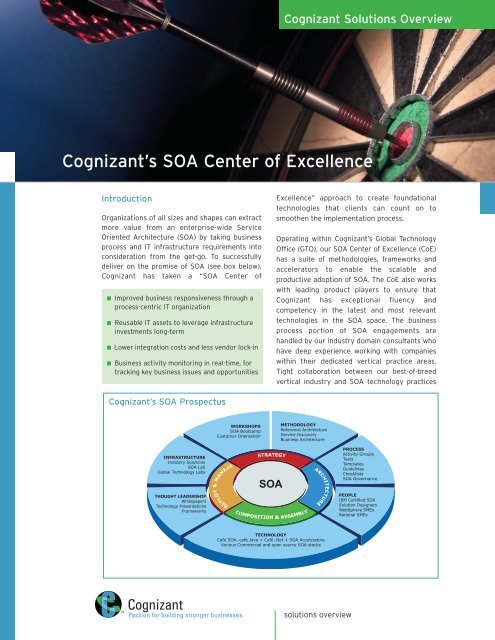 Cognizant SOA Solutions Overview
