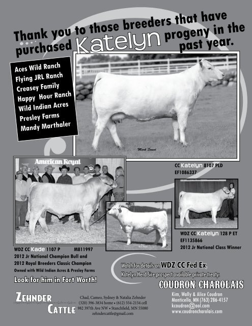 Minnesota / Wisconsin Charolais Association - American ...