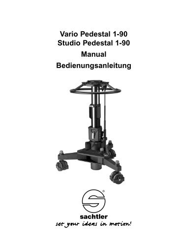 Vario Pedestal 1-90 Studio Pedestal 1-90 Manual ... - All Mobile Video