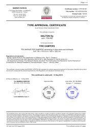 TYPE APPROVAL CERTIFICATE - IMO