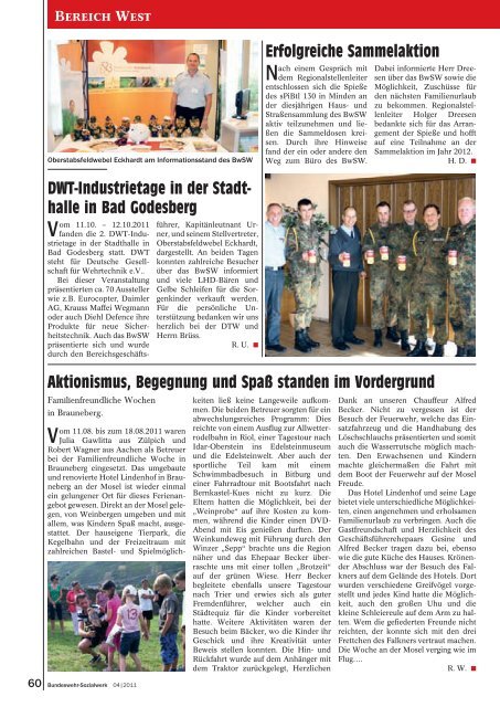 BwSW-Report - Bundeswehr-Sozialwerk