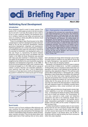Rethinking Rural Development - ODI Briefing Papers - Overseas ...