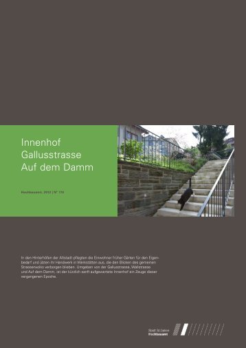 Baudokumentation Mövenstrasse 14 - Stadt St.Gallen