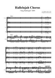 Hallelujah Chorus - SATB (2) - BBC