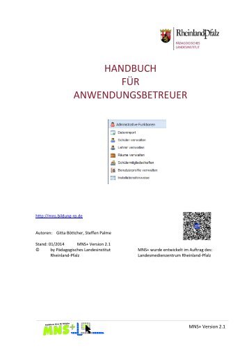 HANDBUCH FÃR ANWENDUNGSBETREUER - MNS+