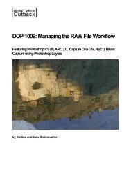 DOP 1009: Managing the RAW File Workflow - Digital Outback Photo