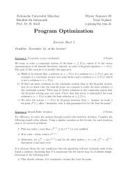 Program Optimization - TUM Seidl - Technische UniversitÃƒÂ¤t MÃƒÂ¼nchen