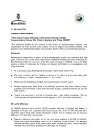 Homicides, Firearm Offences and Intimate Violence 2008/09 ...