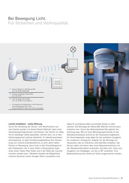 Die neue Freiheit beim Schalten Busch-Funkcontrol WaveLINE