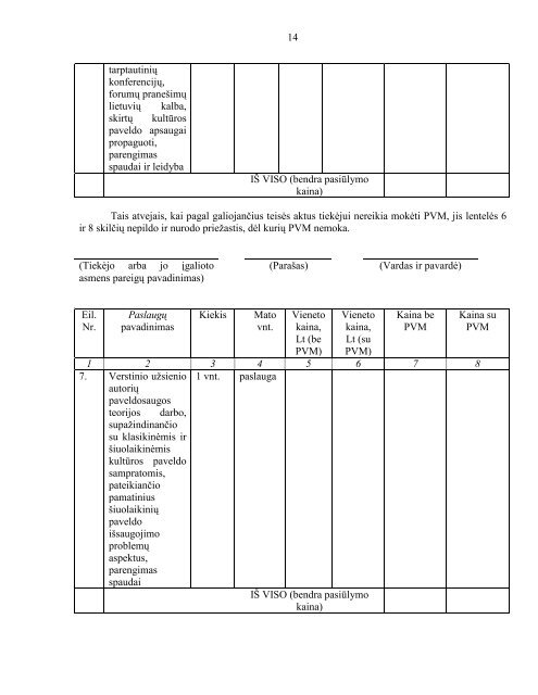 Konkurso salygos.pdf - KultÅ«ros paveldo departamentas