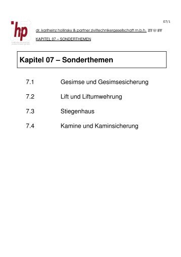 Kapitel 07_Sonderthemen - Denkmalpflege TU-Wien