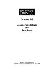 Grades 1-3 Course Guidelines for Teachers - Royal Academy of ...