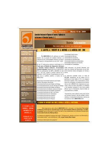 Boletin Informativo 11, volumen 1.pdf - Amocvies