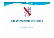 organizzazione di secondo liverllo in Eav - Ferpress