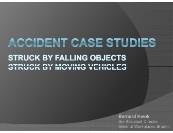 Accident Case Studies - Struck by Falling Objects & Workplace ...