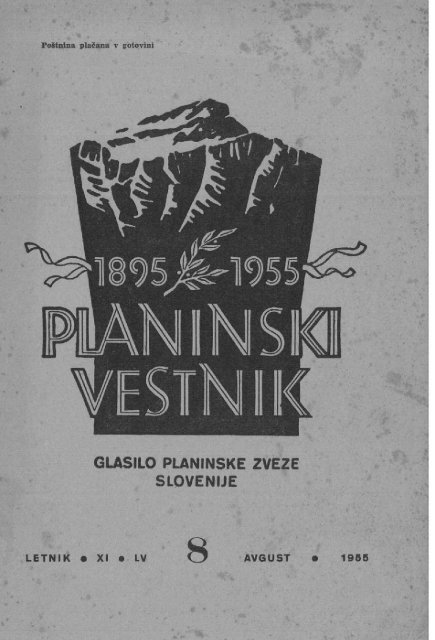 Avgust - Planinski Vestnik