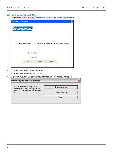 Schlage Express User's Manual - Security Technologies
