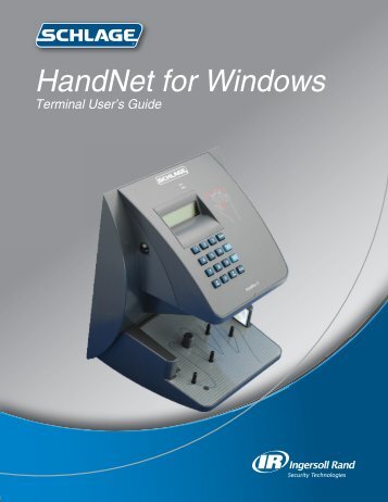 HandNet for Windows Manual - Security Technologies