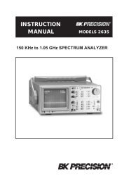 2635 manual - BK Precision