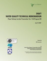 Water Quality Technical Memorandum - pctpa