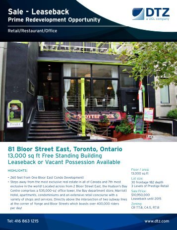 email_flyer 81_Bloor_E_Sale-Leaseback.pdf - DTZ