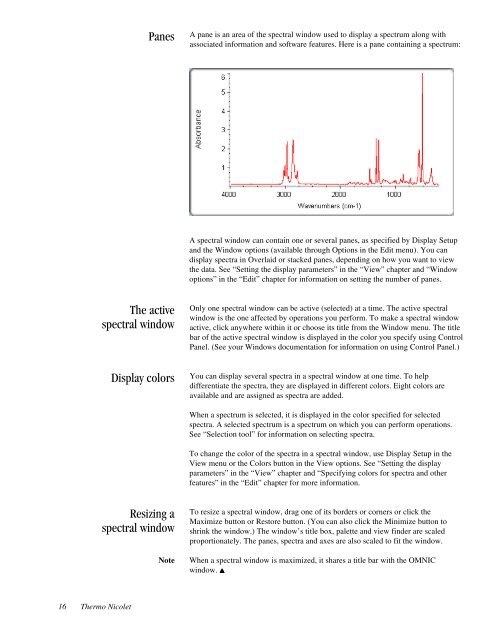 Thermonicolet Omnic Software User's Guide 6.1 (PDF) - Charles E ...