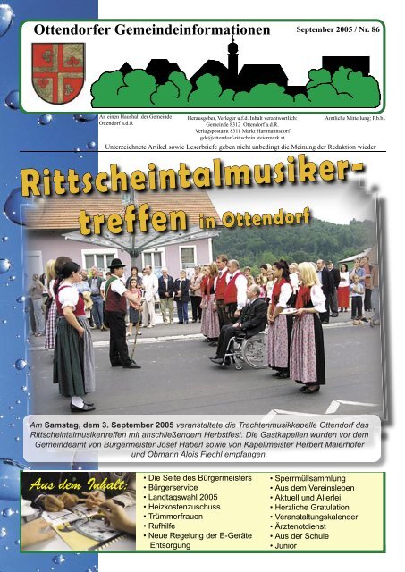 September 2005 / Nr. 86 (3,47 MB) - Ottendorf an der Rittschein