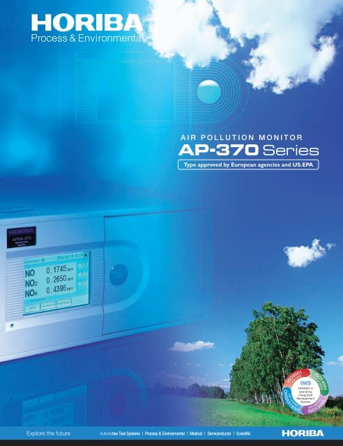 AP-370 Series product literature - Horiba