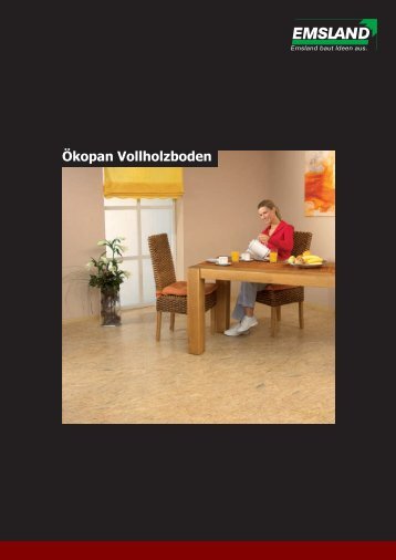 Ökopan Vollholzboden - Kosche