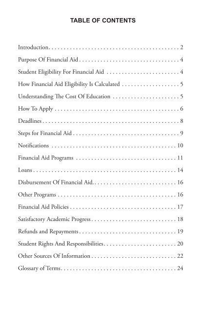 Financial Aid Handbook 2013-2014 - Peralta Colleges