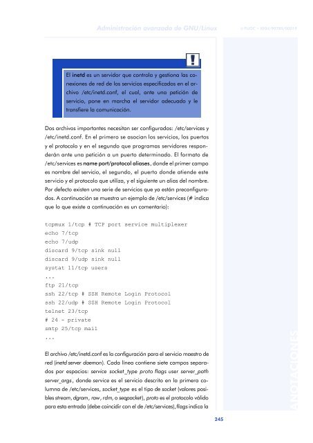 AdministraciÃ³n avanzada de GNU/Linux (PDF) - SW ComputaciÃ³n