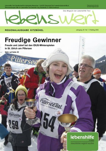 Jahrgang 12 / Nr. 1 / Frühling 2013 - Gemeinde Oberndorf in Tirol