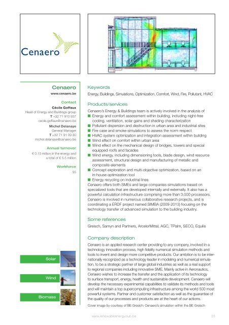 Belgian Technologies for the Renewable Energy Market - Agoria