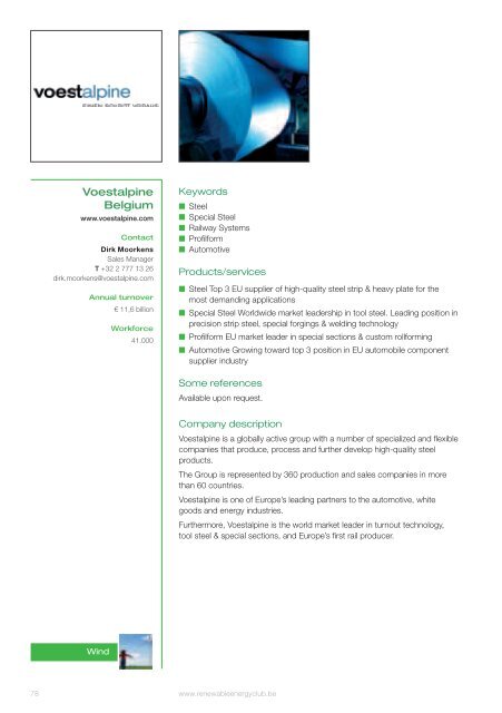 Belgian Technologies for the Renewable Energy Market - Agoria