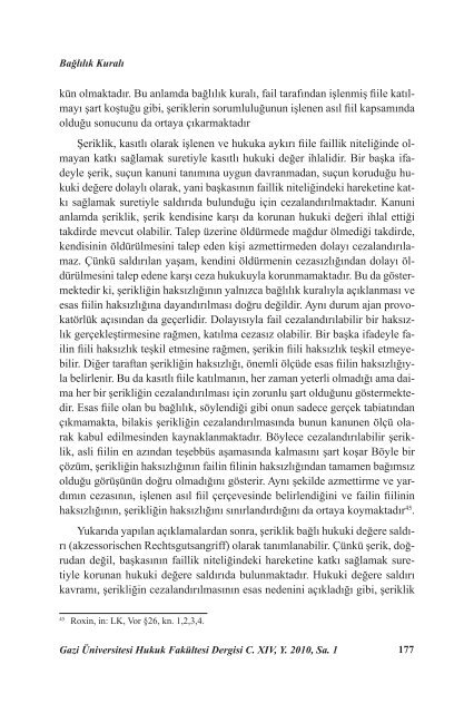 Gazi Ãniversitesi Hukuk FakÃ¼ltesi Dergisi