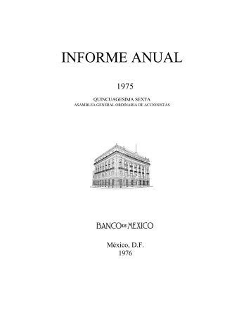 Informe Anual 1975 - Centro de Estudio Sobre Desarrollo EspaÃ±a ...