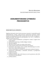 pobierz pdf - WyÅ¼sza SzkoÅa Pedagogiki i Administracji im. Mieszka I ...