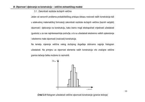 3. Otpornost i djelovanja na konstrukciju: veličine stohastičkog modela