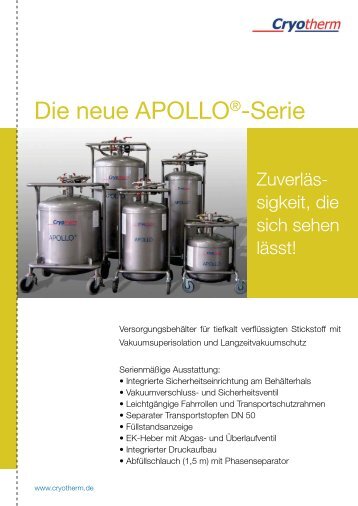 Die neue APOLLOÂ®-Serie - Cryotherm