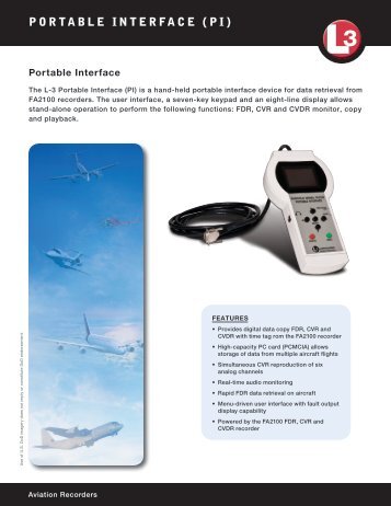 PORTABLE INTERFACE (PI) - L-3 Aviation Recorders