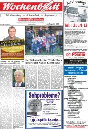 Wochenblatt Ausgabe vom 07.Januar 2014 - 45309 Essen ...