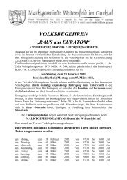 Mitteilungsblatt- 01 - Marktgemeinde Weitensfeld