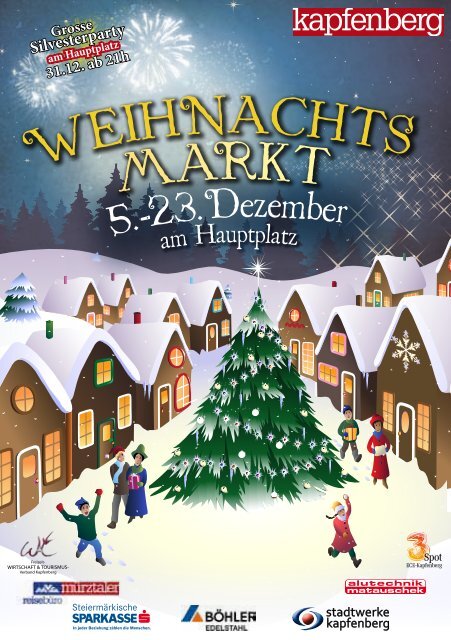 WEIHNACHTS MARKT - Wirtschaft & Tourismusverband Kapfenberg