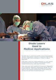 Diode Lasers Used in Medical Applications - DILAS