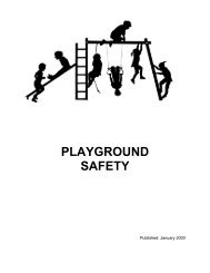 PLAYGROUND SAFETY