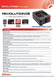 Revolution85+ datasheet - ATI - Enermax