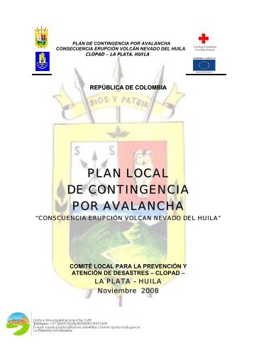 PLAN LOCAL DE CONTINGENCIA POR AVALANCHA - La Plata