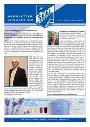 Newsletter 2012 - Skal International Switzerland